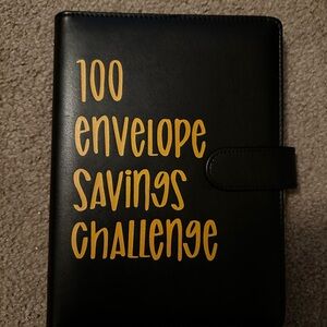 Black and Gold Savings Challenge Binder